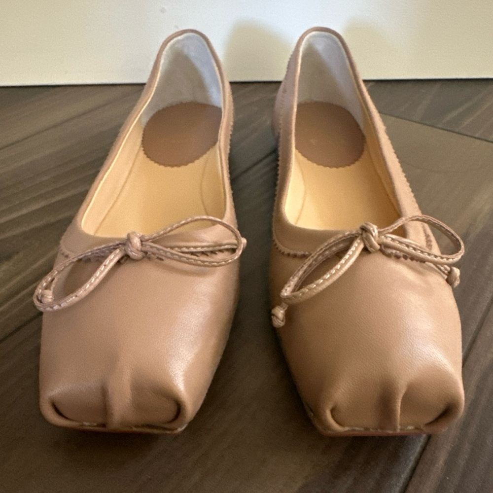 Christian Louboutin Mamadrague Flat Nude Blush Beige Nappa Ballet Ballerina 36 - Picture 6 of 14